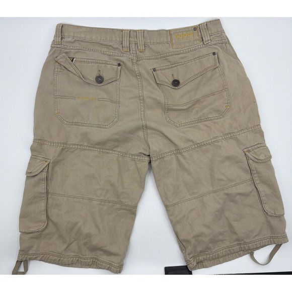 Vintage‎ Coogi Cargo Shorts Mens 42 Y2K Baggy Embroidered Yellow Drawstring 90s - Picture 8 of 11
